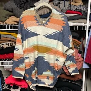 Oversize Aztec sweater